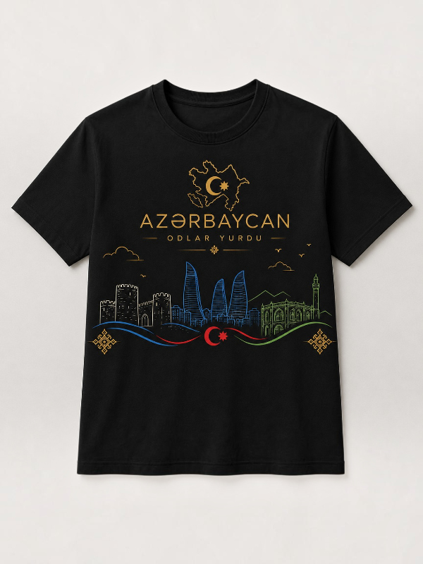 Unisex Siyah Tişört...